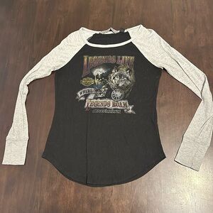Genuine Harley Davidson Wolf shirt. Small
